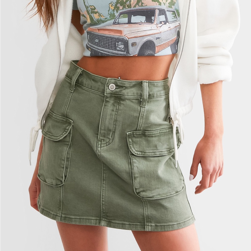 Flying Monkey Sage Mini Skirt